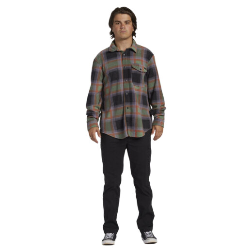 Camisa Ml Billabong Furnace Flannel - Patron Camisa Ml Billabong Furnace Flannel - Patron