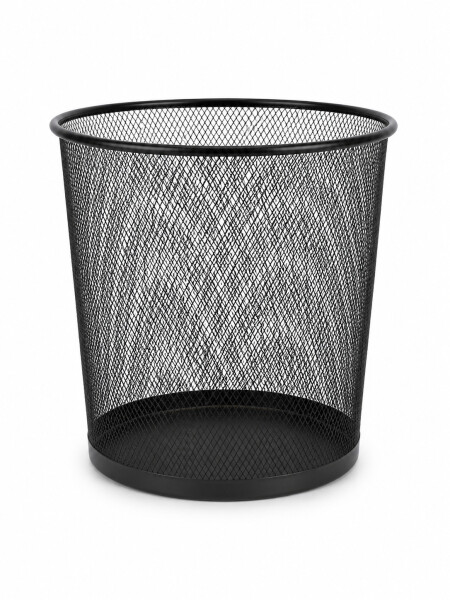 PAPELERA REJILLA NEGRO