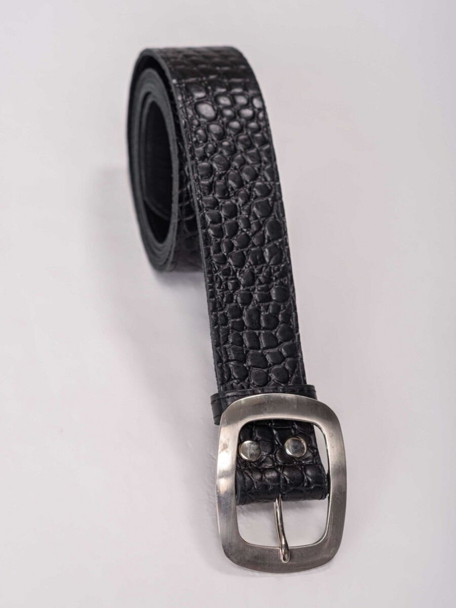 Cinto Coco Negro croco