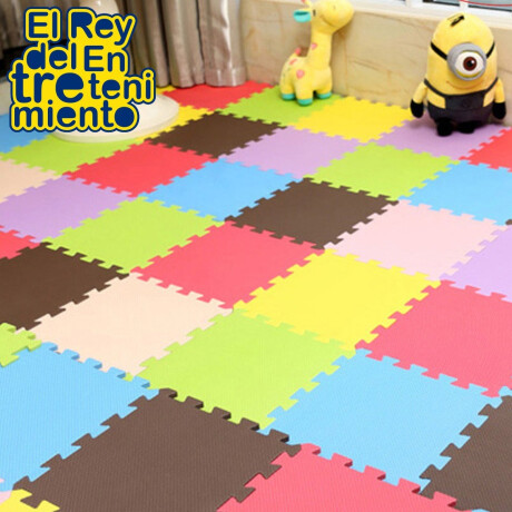 Piso Goma Eva X6 Encastrable 60 X 60cm 8MM Bebe Niño Piso Goma Eva X6 Encastrable 60 X 60cm 8MM Bebe Niño