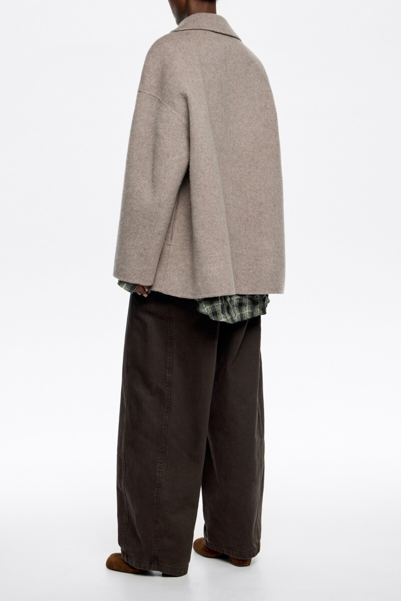 CHAQUETÓN Gris Topo