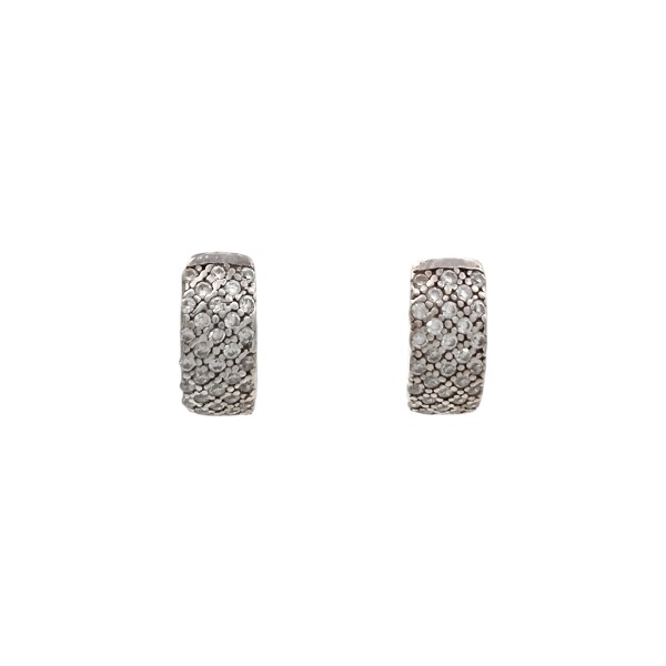 Caravanas Aro-Plata 925-Piedra zirconia-CA3021 Conpiedra