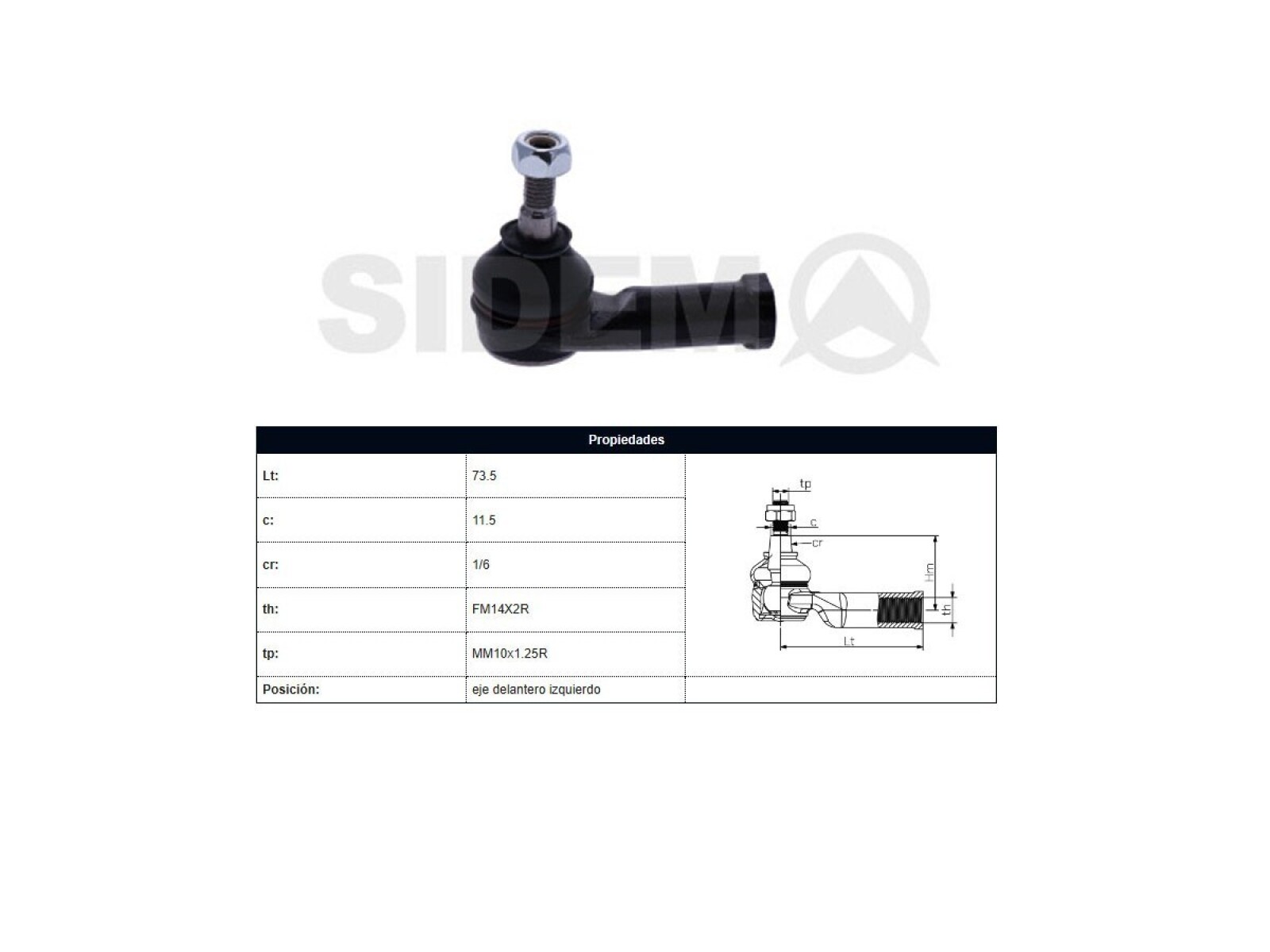 Puntero Ford Fiesta 95-25 Izq 