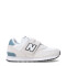 Championes de Niños New Balance P574 Velcro Gris - Blanco