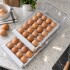 Huevera Caja Almacenamiento De Huevos Doble Capa 40 Unidades Organizador refrigerador cocina IMBACK Color Blanco Huevera Caja Almacenamiento De Huevos Doble Capa 40 Unidades Organizador refrigerador cocina IMBACK Color Blanco