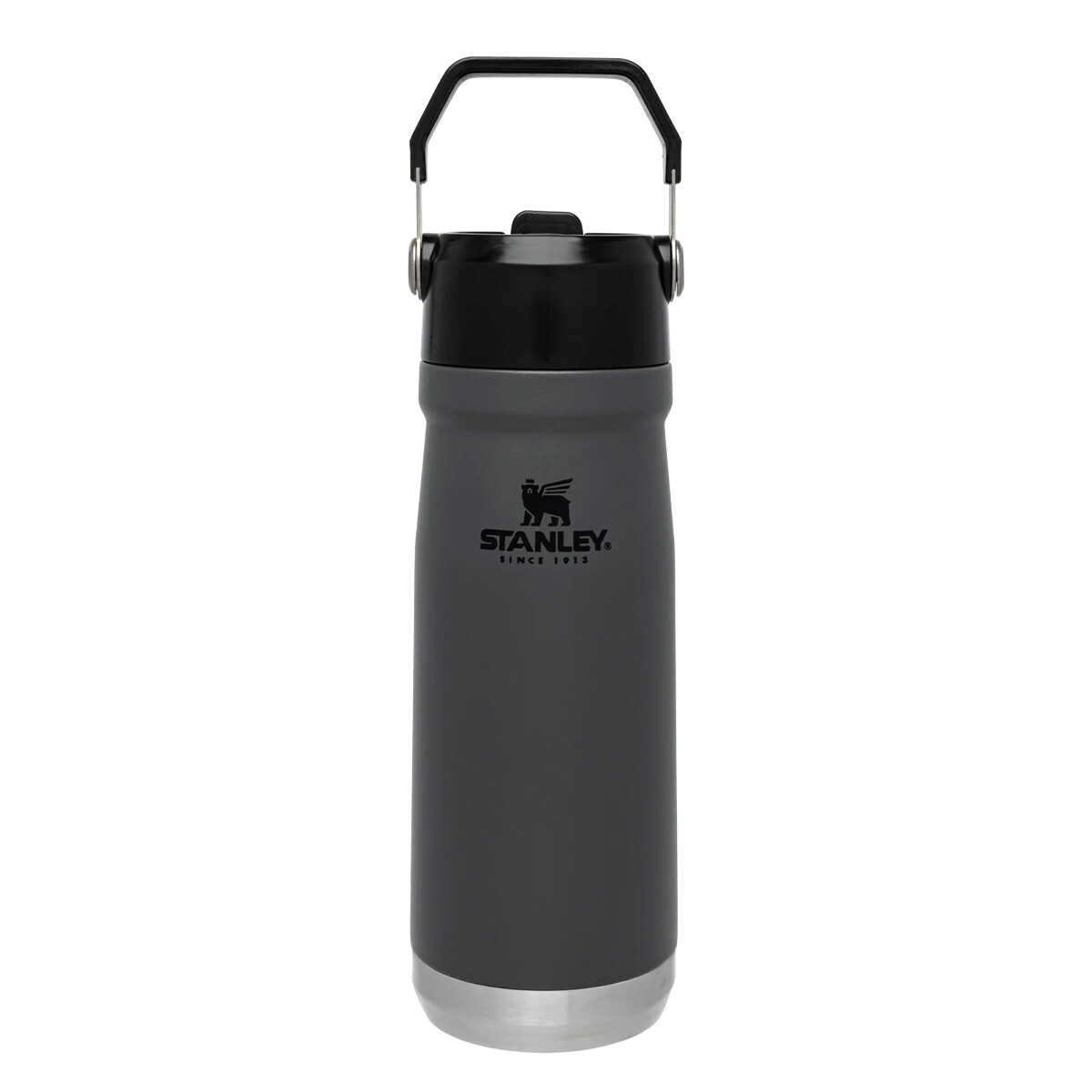 Caramañola Stanley The Iceflow Flip Straw Water Bottle - GRIS 