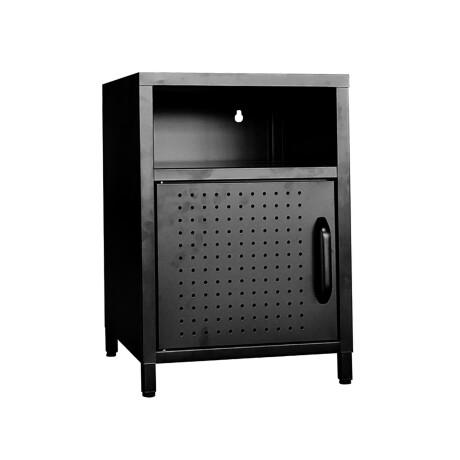 MESA DE LUZ METAL NEGRO MARYLAND