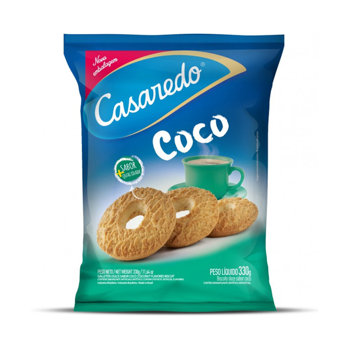 Galletita Rosca CASAREDO. 280Grs - Coco 