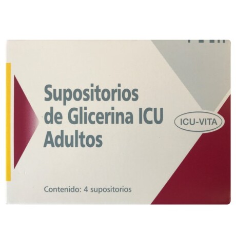 Glicerina Adultos 4 Supositorios Glicerina Adultos 4 Supositorios