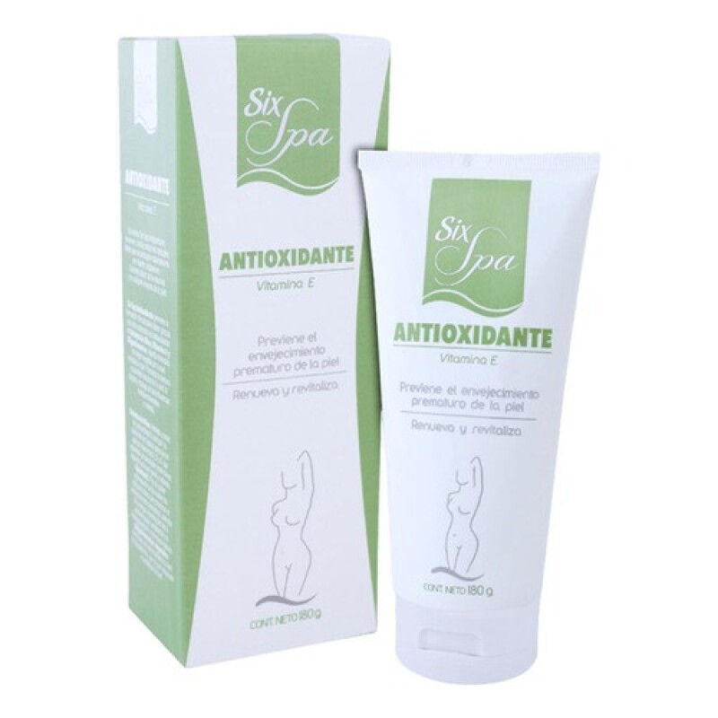 Crema antioxidante con extracto de oliva Six Spa 180gr Crema antioxidante con extracto de oliva Six Spa 180gr