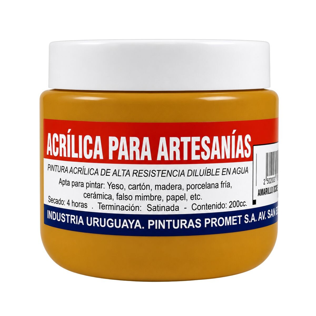 PINTURA ACRILICA ARTISTICA 200ML Ocre