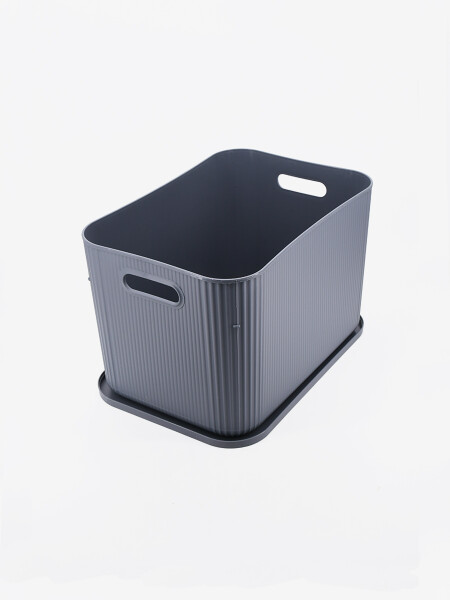 CAJA ORGANIZADORA CON TAPA GRIS