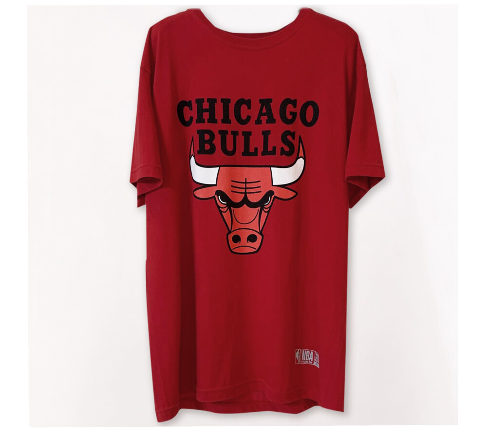 Remera Chicago Bulls Rojo/Negro