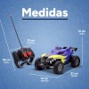 Auto a Control Remoto Monster Infantil 24x15 Cm Azul