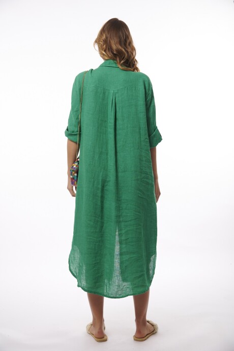 Vestido Camisero Janaki Verde