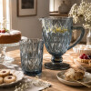 Vaso de Vidrio Alto Diseño Diamante Set 6 Unidades Vaso de Vidrio Alto Diseño Diamante Set 6 Unidades
