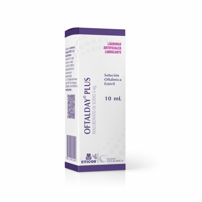 OFTALDAY PLUS SOL.OFTALM. FR. X 10 ML. única
