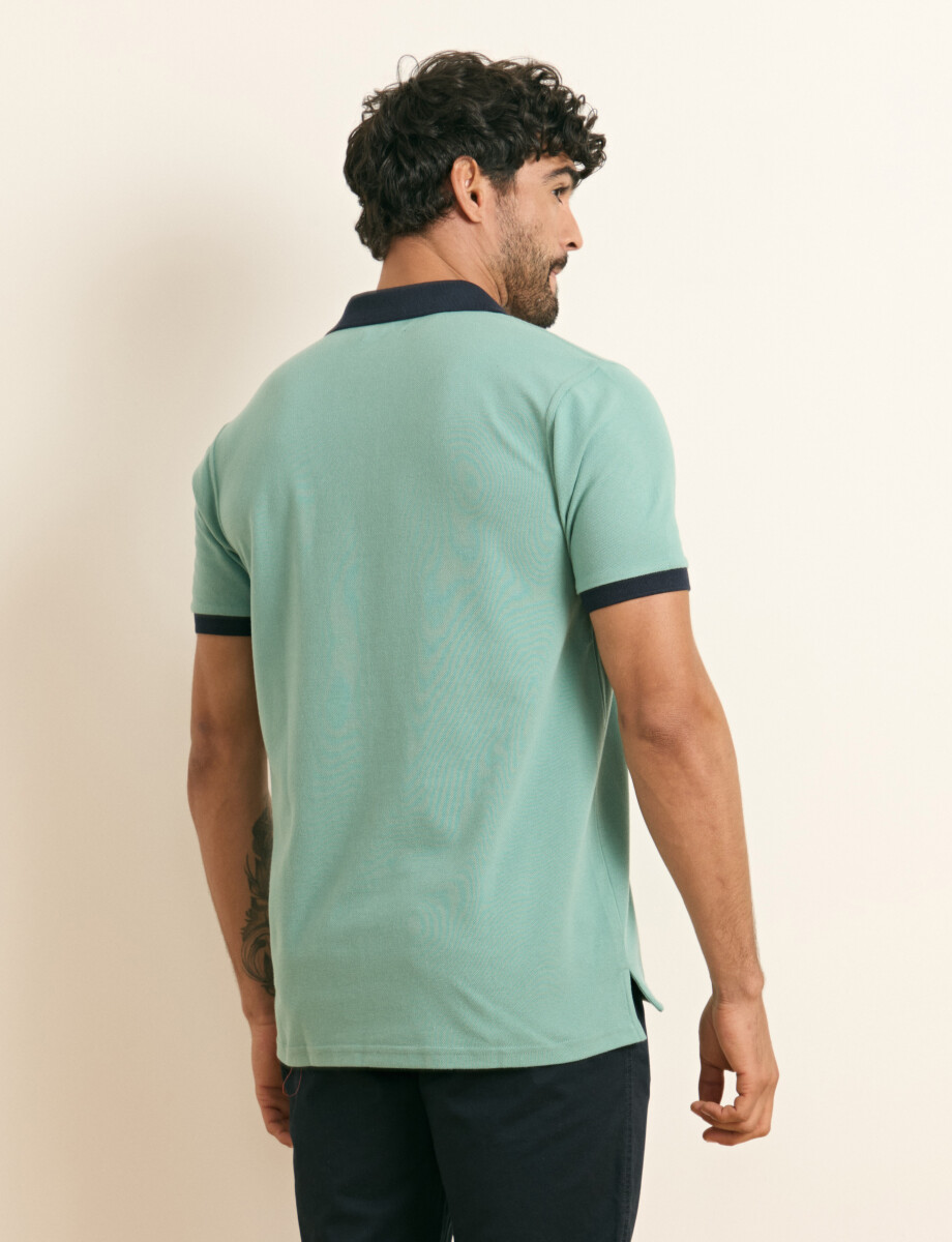520753 REMERA HARRINGTON LABEL Verde