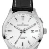 Reloj Jacques Lemans 1-2130B Hybromatic automático con correa de cuero negra Reloj Jacques Lemans 1-2130b Hybromatic Automático Con Correa De Cuero Negra