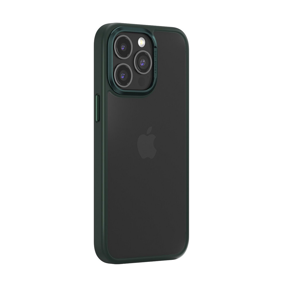 Protector Case con Borde Anti-Shock Joy Elegant para iPhone 15 - Green 