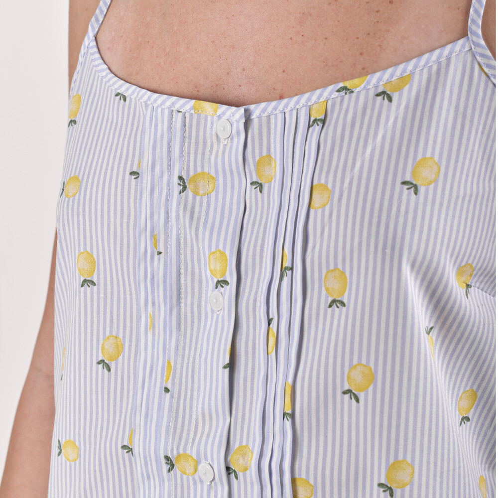 Short con Solera y Volados Limones Colección 2025 XXP
