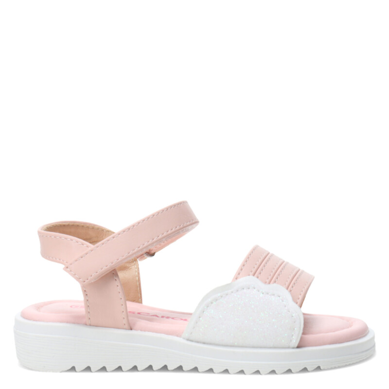 Sandalia de Niña MINI Miss Carol ANZAC con diseño de nube Rosado