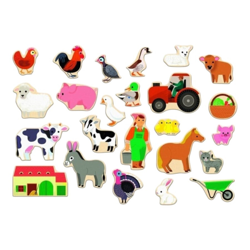 Juego Magnético Granja Djeco Juego Magnético Granja Djeco