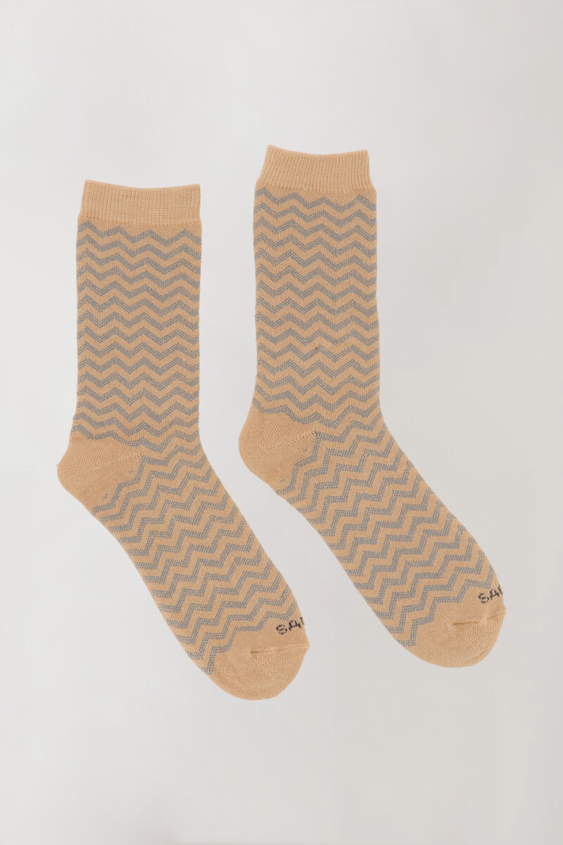 Medias con diseños. de abrigo con tener felpa interior. - Combinacion d 