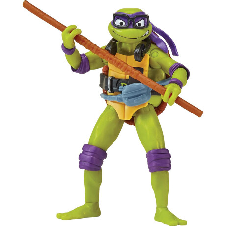 Tortugas Ninja Figura Articulada + Villano 11cm + Accesorios Donnie Vs Bebop
