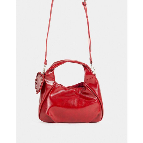 Bandolera Tachas Rojo Rojo Burdeaux