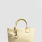 City Cartera City Trenzada - Amarillo Claro