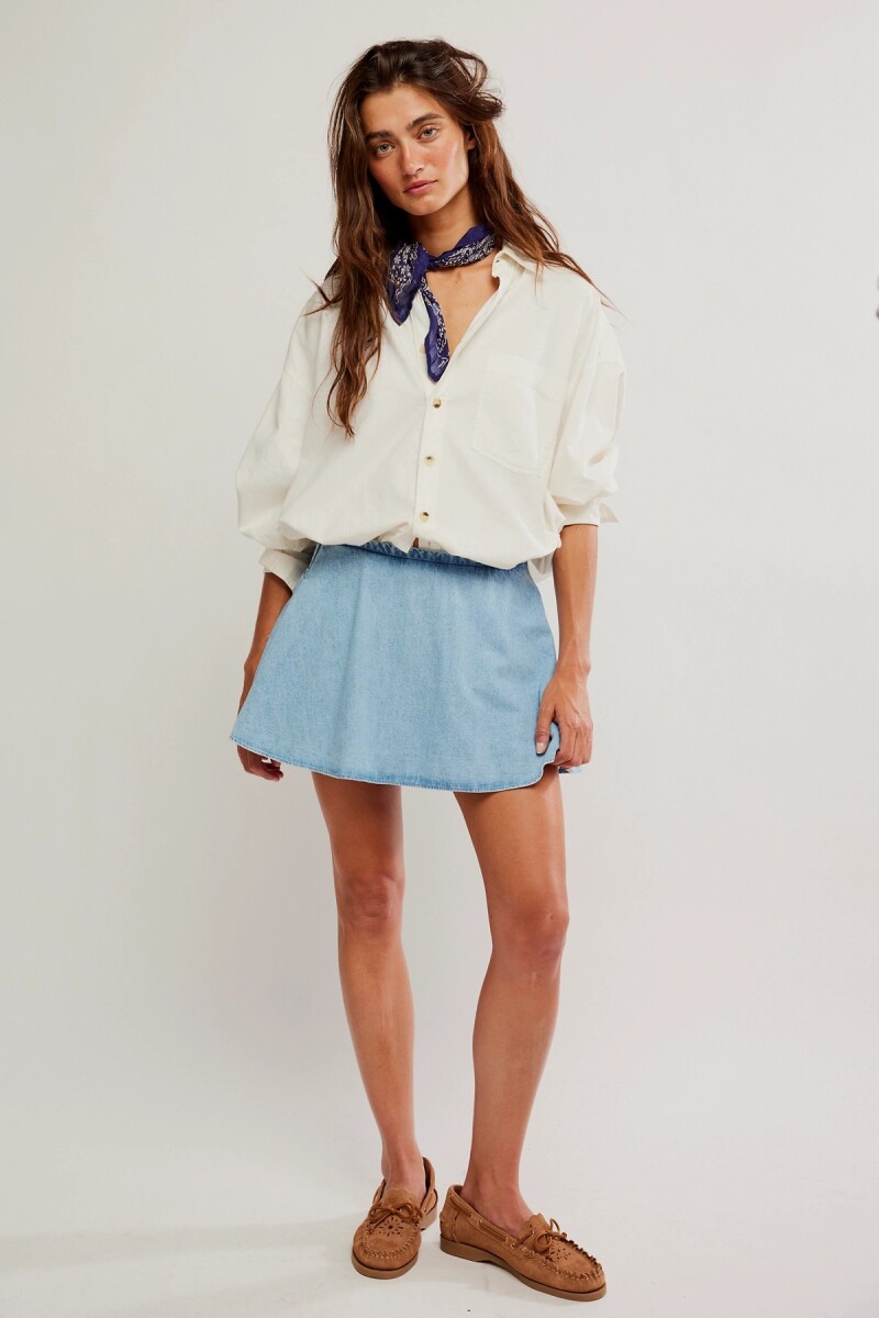 FALDITA DENIM PARADISE FOUND Celeste
