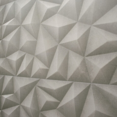 Ceramica Gris Mate Decorada 3D 45X120Cm Pared GAMAS DE GRIS
