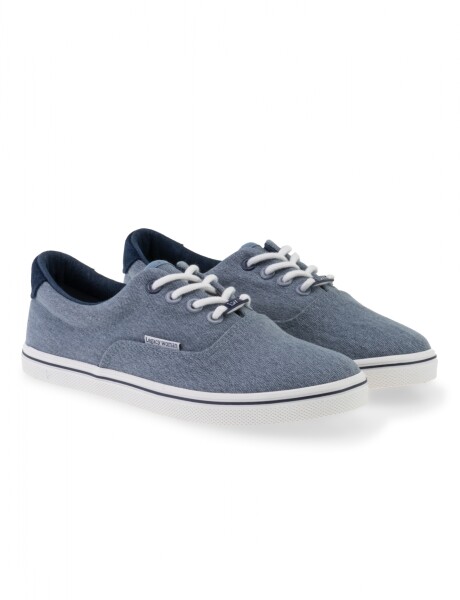 CHAMPION DE TELA CON CORDONES Celeste
