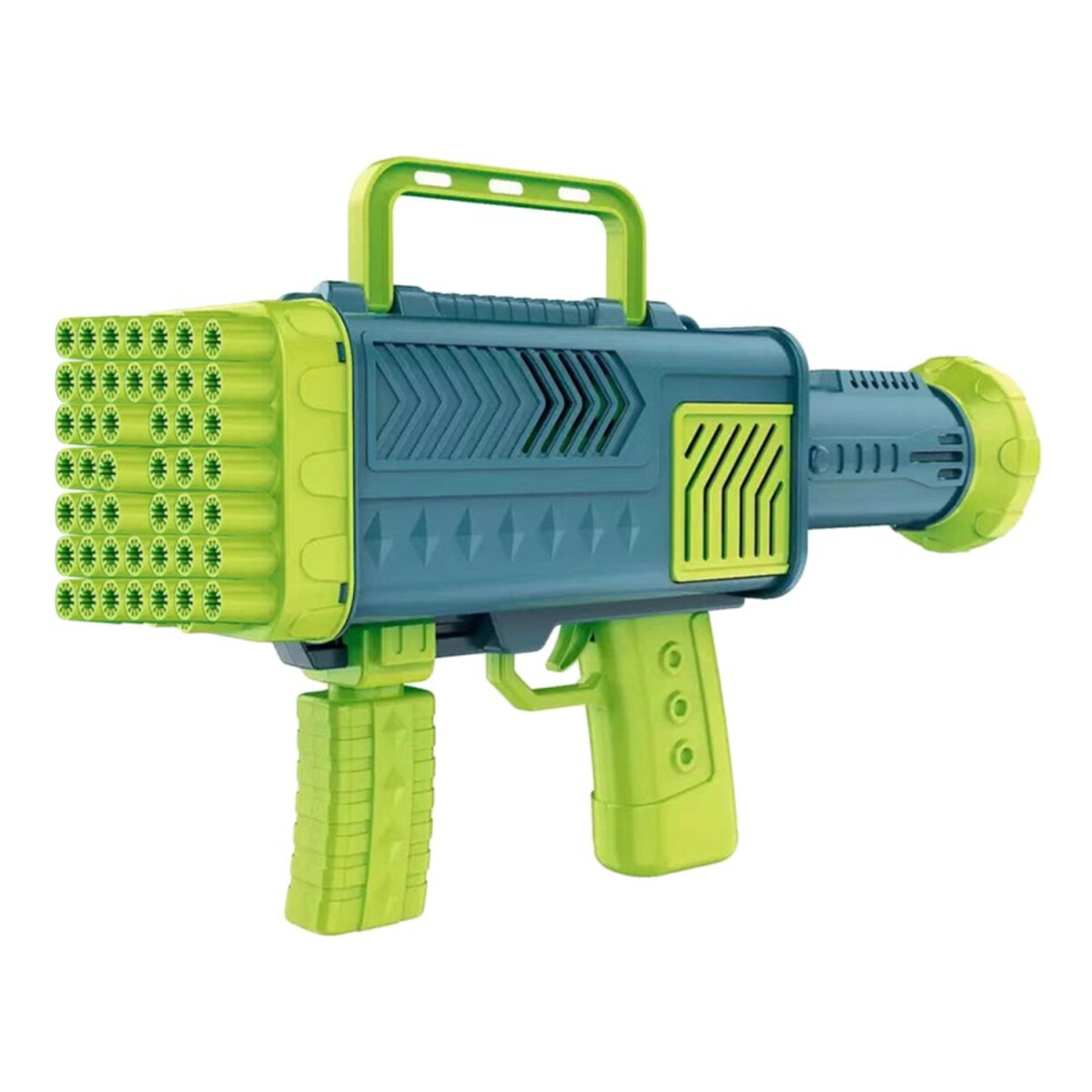 Ametralladora Bazooka Burbujero Pistola De Burbujas Infantil - Variante Color Verde 