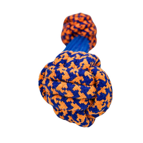 Juguete Perro Masticable Cuerda Soga Nudos Dental 22Cm Variante Color Azul