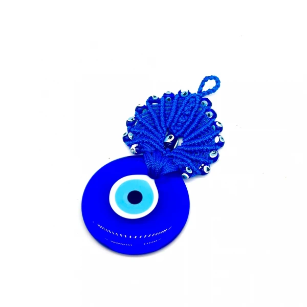 Ojo turco macrame azul T1 Ojo turco macrame azul T1