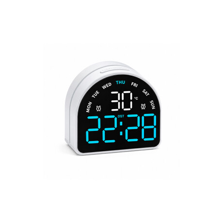 Reloj digital con indicador de temperatura Arco Azul