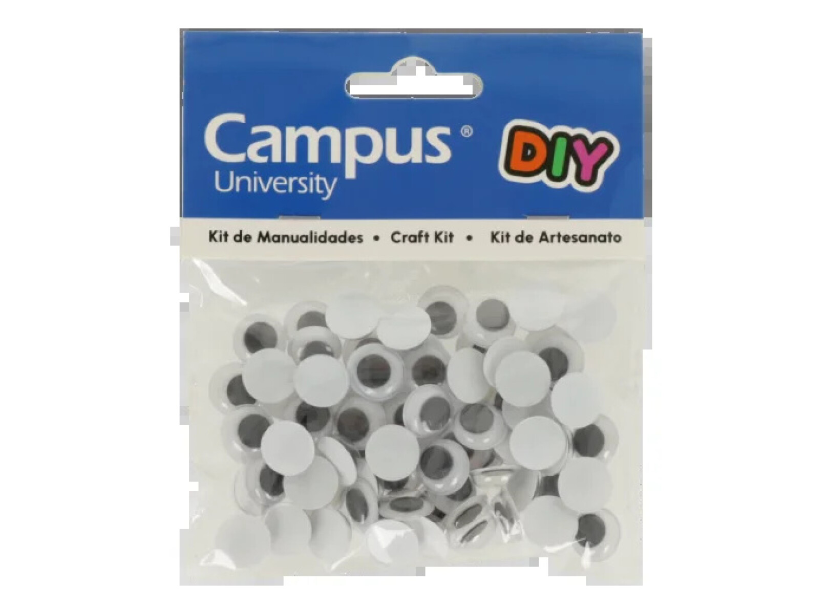 Ojitos plásticos Campus 12mm 80 unidades 