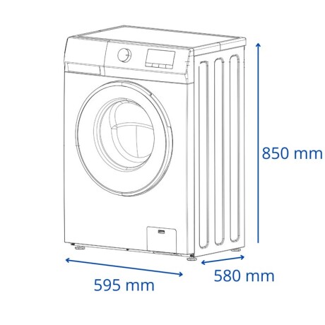 Lavarropas JAMES LR8120 Blanco