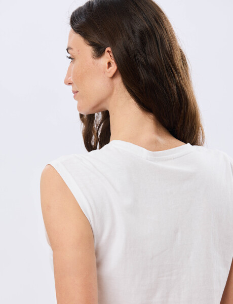 REMERA LISA DE ALGODÓN Blanco
