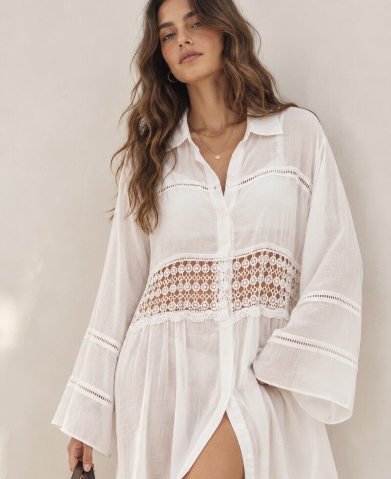 Vestido Cannes blanco