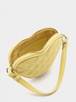 Mini Bolso De Mano Corazón amarillo