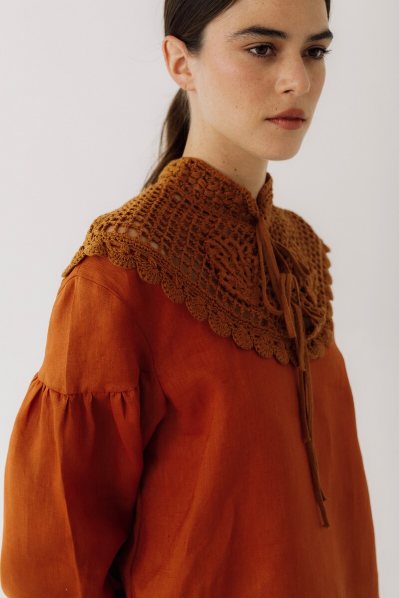 BLUSA BEE WINTER Terracota