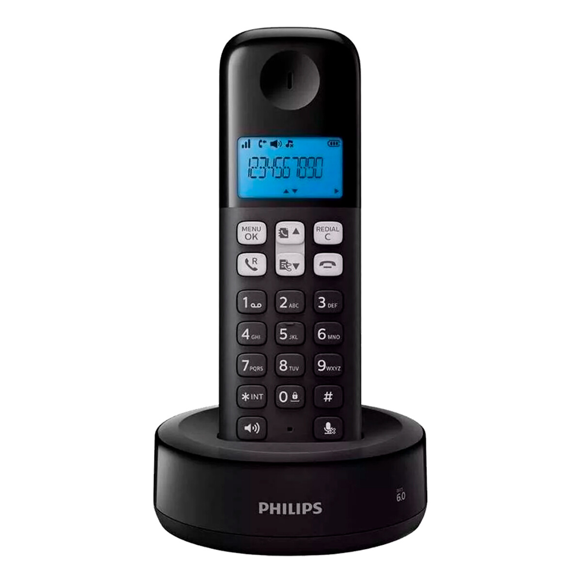 Teléfono Philips D1311B/77 inalámbrico 