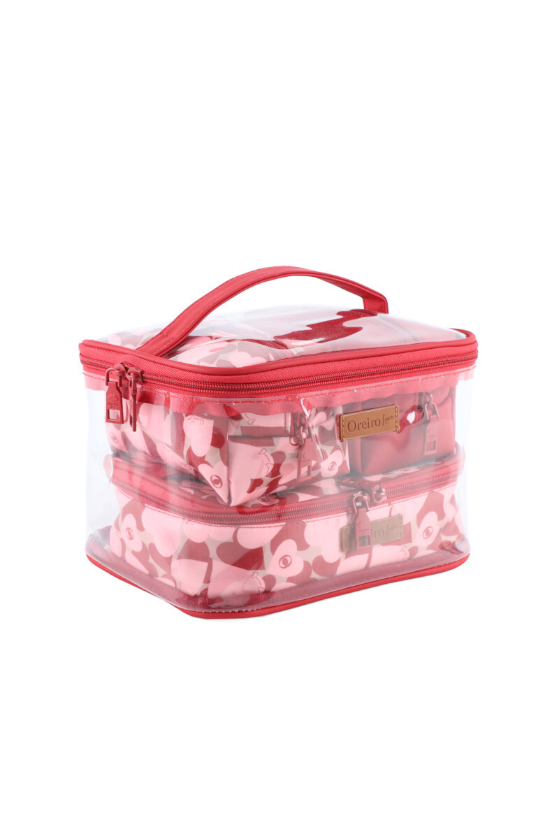 Set Necessaire Oreiro Bordeaux