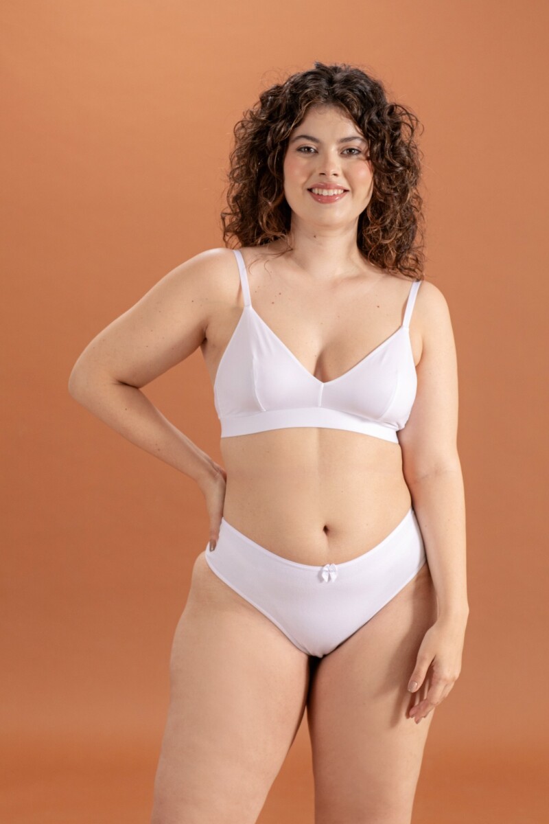 Top Triangular. - BLANCO 