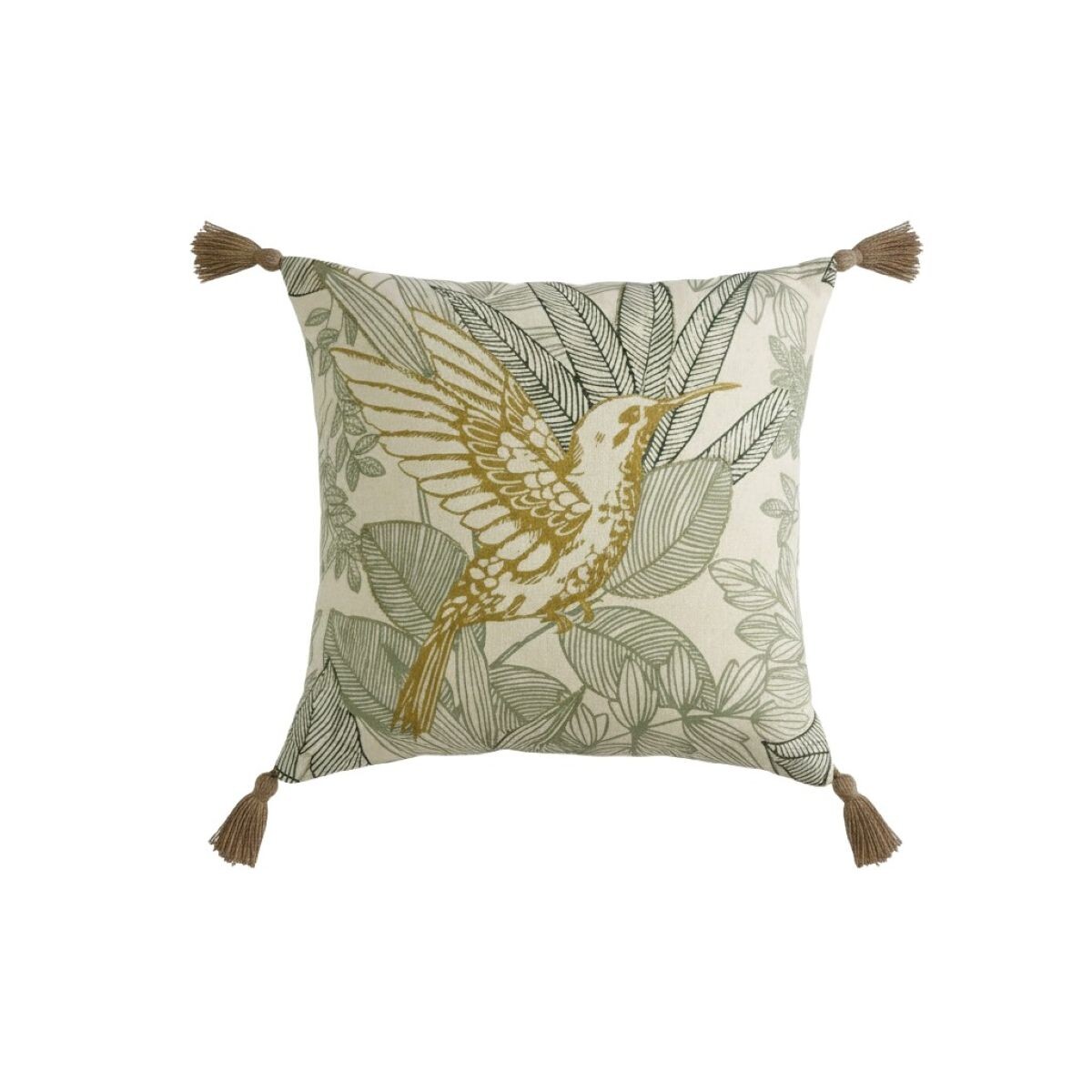 COJIN CUAD C/DIS HOJA 40X40CM 