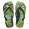 Sandalias Infantiles Havaianas Kids Athletic Verde - Verde Fuo