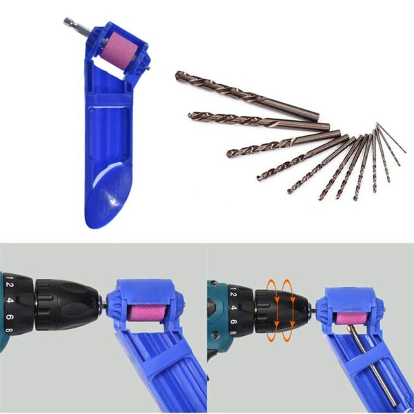 Afilador De Broca Mechas Para Taladro 3 Canales 2 a 12.5mm Afilador De Broca Mechas Para Taladro 3 Canales 2 a 12.5mm